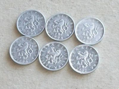 Лот: 8739027. Фото: 1. Монета 10 геллер Чехия 1993; 1994... Европа