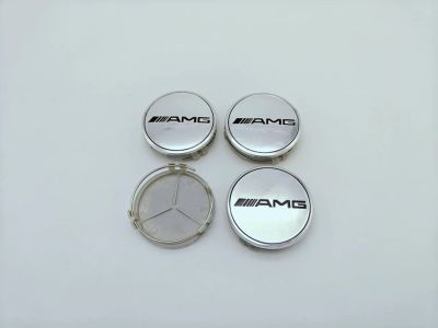 Лот: 7066308. Фото: 1. Ступичные колпачки AMG белый для... Колпаки