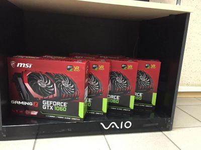 Лот: 10829120. Фото: 1. Ферма на 4 видеокартах MSi GTX-1060... Майнинг фермы, товары для майнинга