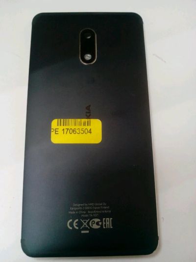 Лот: 11578256. Фото: 1. A383. Nokia 6 ( TA-1021 ) . Корпус... Корпуса, клавиатуры, кнопки