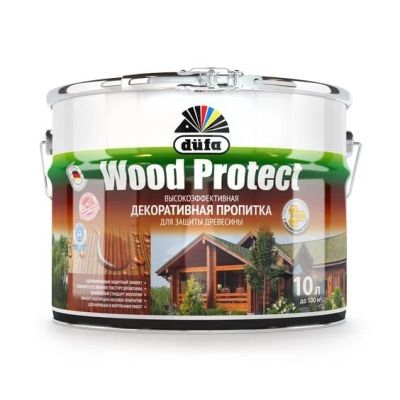 Лот: 11817502. Фото: 1. Пропитка düfa Wood Protect для... Краски, лаки, растворитель