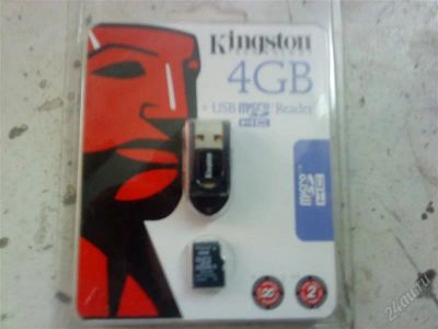 Лот: 1424212. Фото: 1. Card Reader Micro SD HC + Micro... Картридеры