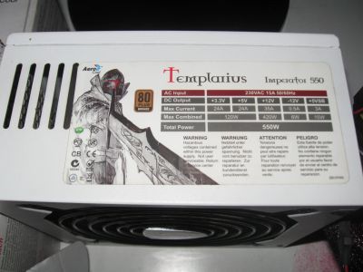 Лот: 15015000. Фото: 1. блок питания aerocool templarius... Корпуса, блоки питания