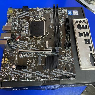 Лот: 17521791. Фото: 1. Материнская плата MSI H410M-A... Материнские платы