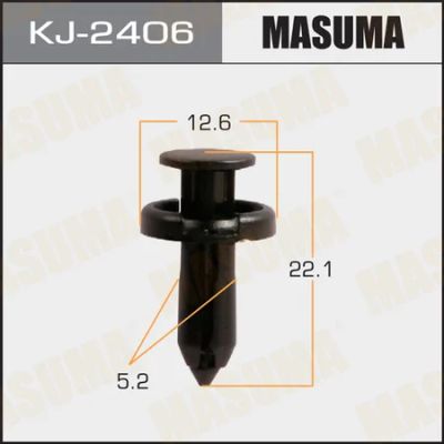 Лот: 18607881. Фото: 1. Клипса крепежная masuma 2406-kj... Кузов