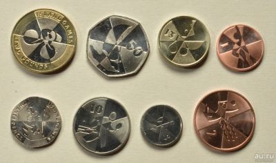 Лот: 17804336. Фото: 1. Гибралтар, UNC набор монет 2019... Наборы монет