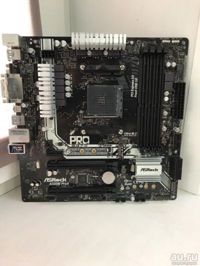Лот: 13411823. Фото: 1. Материнская плата ASRock A320M... Материнские платы