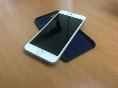 Лот: 9695285. Фото: 1. iPhone 6s Plus silver 16gb с рубля... Смартфоны