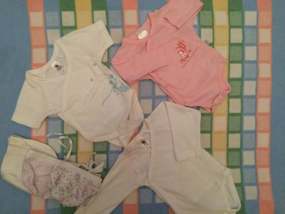 Лот: 7288692. Фото: 1. боди 3шт+шапочки 3шт. Ползунки, распашонки, слипы