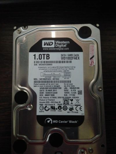 Лот: 14761293. Фото: 1. Жесткий диск (HDD) / 3.5 / Sata... Жёсткие диски (HDD)