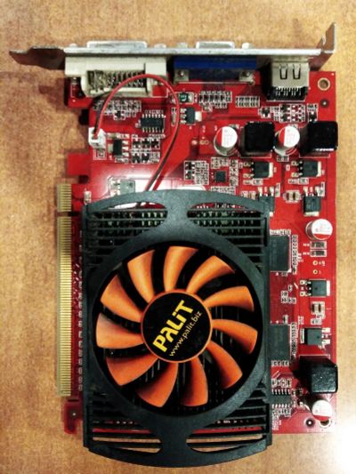 Лот: 12643317. Фото: 1. видеокарта Geforce GT 240 Palit... Видеокарты