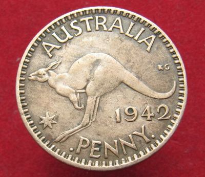 Лот: 11940261. Фото: 1. Австралия, 1 пенни 1942год. Остальные страны