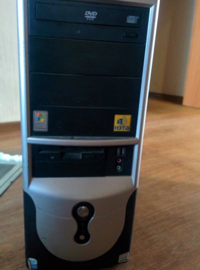 Лот: 11753147. Фото: 1. Корпус, материнка ASUS P5P800-VM... Компьютеры в сборе