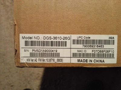 Лот: 10618281. Фото: 1. Коммутатор 3 уровня dlink dgs-3610-26g. Коммутаторы