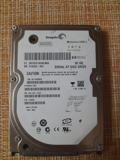 Лот: 19628310. Фото: 1. жесткий диск. Жёсткие диски (HDD)