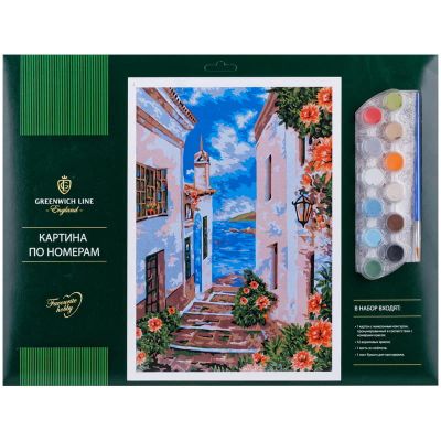Лот: 16683283. Фото: 1. Картина по номерам Greenwich Line... Картины, рисунки