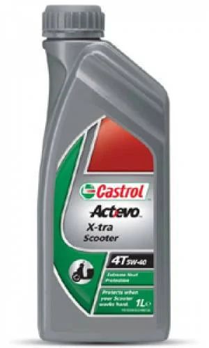 Лот: 14826030. Фото: 1. Castrol Act > Evo Scooter 4T 5w-40... Масла, жидкости