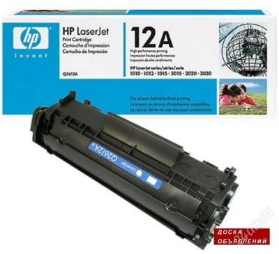 Лот: 835266. Фото: 1. Картридж HP 12A для лазерных принтеров... Картриджи, расходные материалы