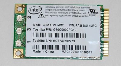 Лот: 3969118. Фото: 1. Модуль WiFi Intel. Платы расширения, контроллеры, доп. порты