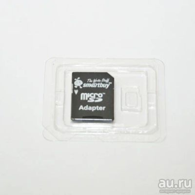 Лот: 14291847. Фото: 1. Карта-адаптер с microSD на SD... USB хабы