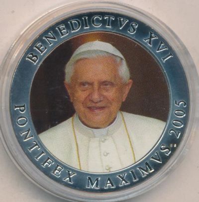 Лот: 6412562. Фото: 1. Ватикан 2005 Медаль Бенедикт XVI... Сувенирные