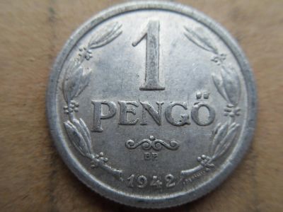 Лот: 6915661. Фото: 1. Венгрия 1 пенгё 1942. Европа