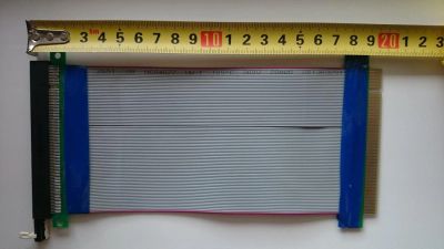 Лот: 9675134. Фото: 1. RISER PCI-E x16-x16 20см. Шлейфы, кабели, переходники
