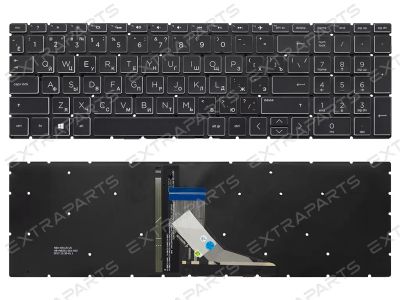 Лот: 19899215. Фото: 1. Клавиатура HP 470 G7 черная с... Клавиатуры для ноутбуков