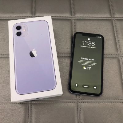 Лот: 18070280. Фото: 1. iPhone 11 128Gb (сломан Face ID... Смартфоны