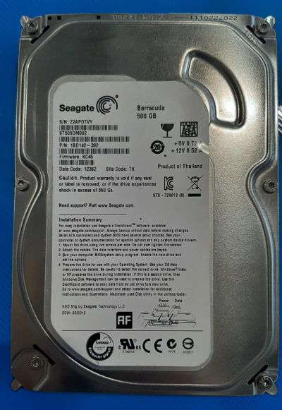 Лот: 17707385. Фото: 1. Жесткий диск Seagate. Жёсткие диски (HDD)