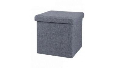 Лот: 22253605. Фото: 1. Пуф складной Tissu, цвет темно-серый. Кресла, пуфы