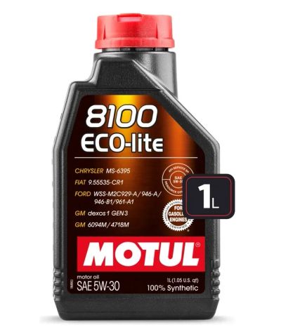 Лот: 25587519. Фото: 1. Масло моторное Motul 8100 ECO-lite... Масла, жидкости