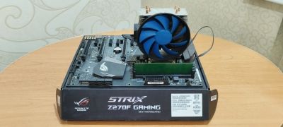 Лот: 20667975. Фото: 1. Комплект Asus Z270F + Pentium... Материнские платы