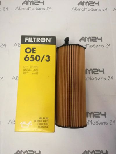 Лот: 15299113. Фото: 1. Масляный фильтр Filtron OE 650... Другое (автозапчасти)