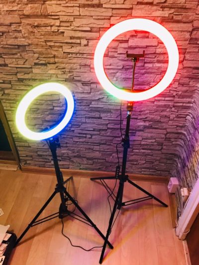 Лот: 16325389. Фото: 1. Цветные LED лампы кольцевые. Другое освещение