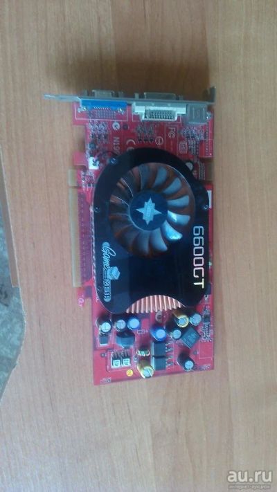 Лот: 9769766. Фото: 1. Видеокарта GeForce 6600GT. Видеокарты