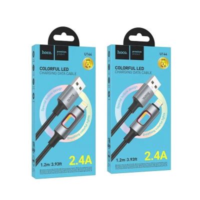 Лот: 25794443. Фото: 1. Кабель HOCO U144 Lighting 1.2m... Дата-кабели, переходники