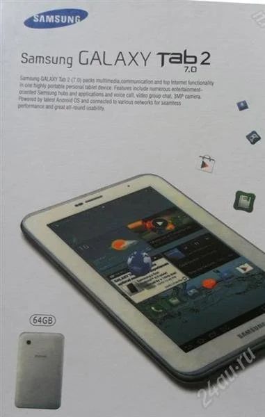 Лот: 2783254. Фото: 1. Samsung GALAXY Tab 2 (10.1). Тайвань... Планшеты