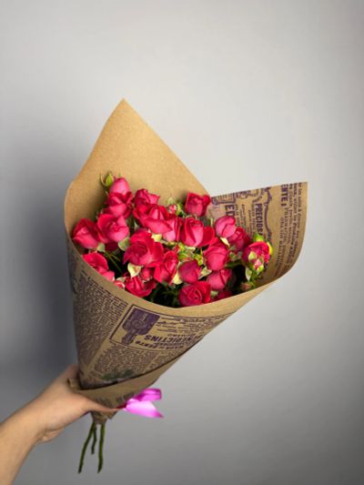 Лот: 25787903. Фото: 1. 3. Букет- комплимент из ярких... Свежие цветы