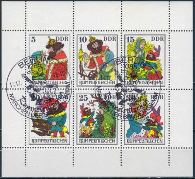 Лот: 25586986. Фото: 1. 1976. ГДР. Сказки. № 1929‑1934... Марки
