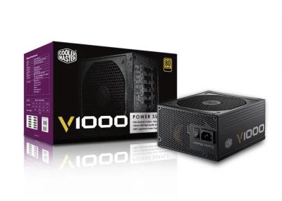 Лот: 13022355. Фото: 1. Блок питания Cooler Master V1000... Корпуса, блоки питания