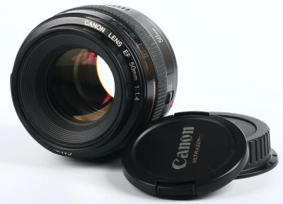 Лот: 7184280. Фото: 1. Объектив Canon ef 50 1.4. Объективы