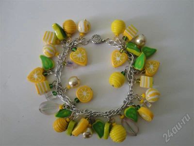 Лот: 510386. Фото: 1. Изделия из полимерной глины браслет... Браслеты