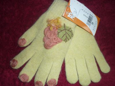 Лот: 6056717. Фото: 1. перчатки желтые новые красивые. Перчатки, варежки, митенки