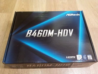 Лот: 21971819. Фото: 1. Материнская плата ASRock B460M-HDV. Материнские платы