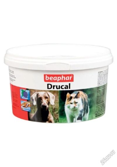 Лот: 5689592. Фото: 1. Минеральная смесь Beaphar Drucal... Косметика для животных
