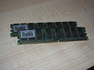 Лот: 2496893. Фото: 1. Память NCP PC2700 2x256MB. Оперативная память