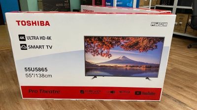 Лот: 16388340. Фото: 1. 55 дюймов Toshiba 55U5865 4K UHD... Телевизоры