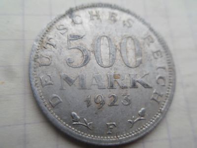 Лот: 22171894. Фото: 1. Германия 500 марок 1923 (F). Германия и Австрия