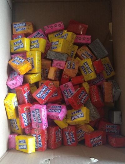 Лот: 18999095. Фото: 1. конфеты Maoam Bloxx. Шоколад, конфеты